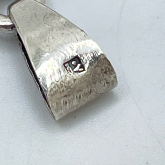 Vintage Egyptian Sterling Pendant - Picture 3 of 5